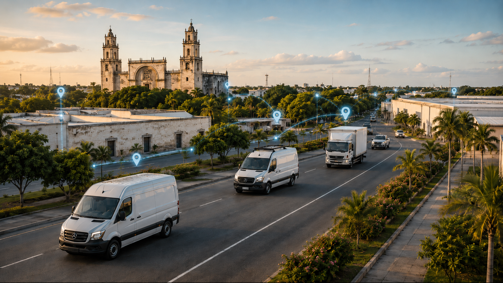 Sistema de rastreo satelital para empresas en Mérida